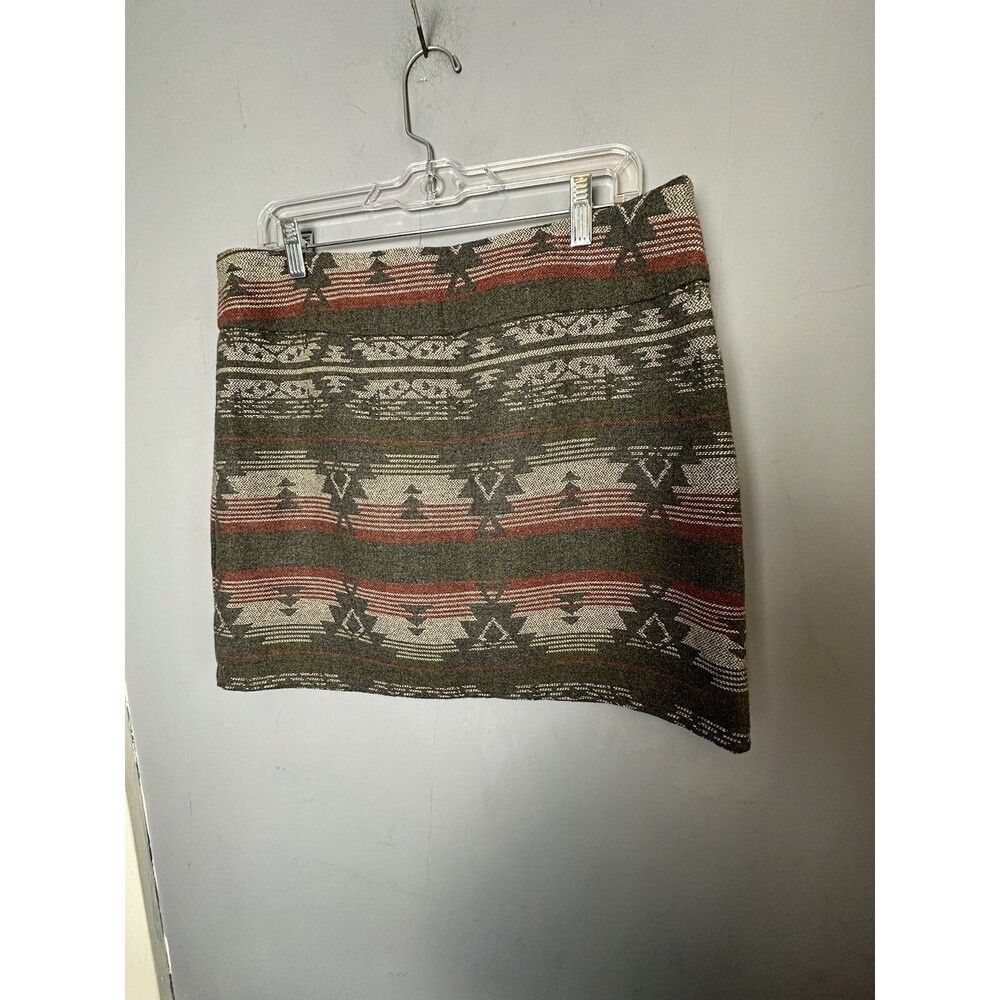 Dalia Collection Size 12 Southwest Aztec Skirt